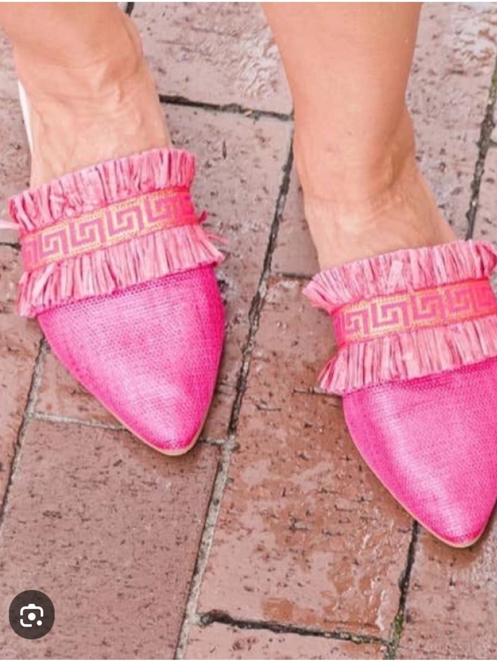 Michelle McDowell Pink Carmen Mule